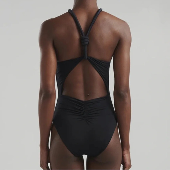 Maygel Coronel Tandem One-Piece Swimsuit-Black-Women’s OS-Classic-Modest-NEW - Picture 2 of 14